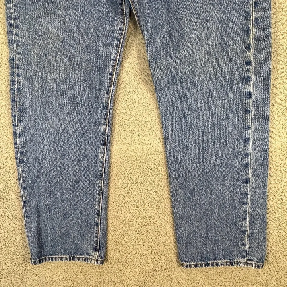 Levis 501 Jeans Mens 34 Blue Medium‎ Wash Straight Button Fly Denim Fits 34x29